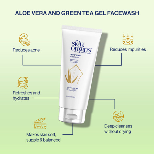 Aloe Vera and Green Tea Face Wash