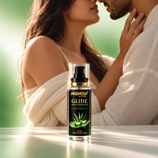 MADHOSH GLIDE Natural Water-Based Intimate & Massage Gel with Aloe Vera β 50 ml