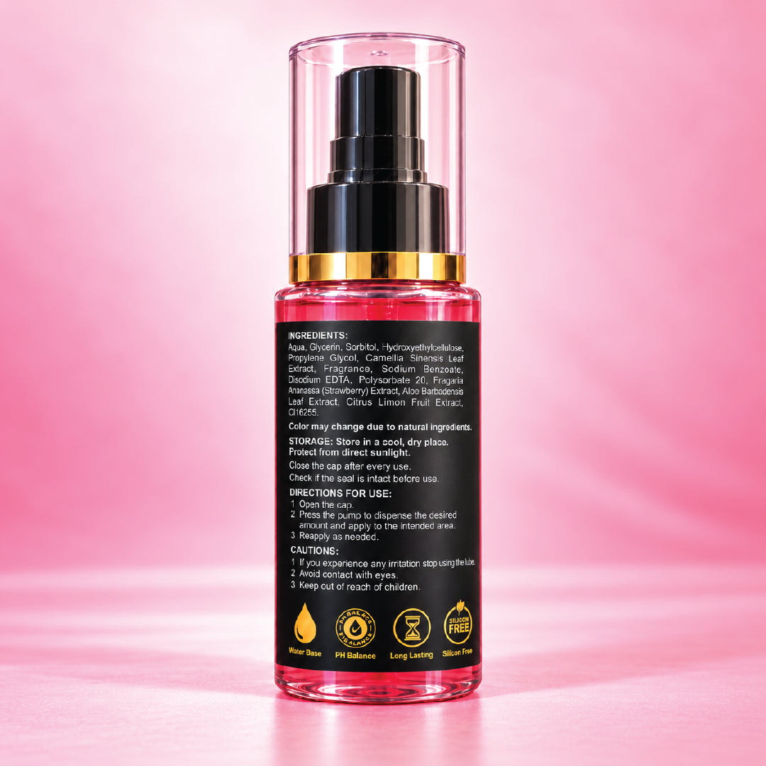 MADHOSH GLIDE Strawberry Water-Based Intimate & Massage Gel – 50 ml