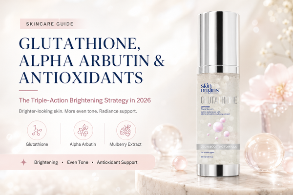 Glutathione, Alpha Arbutin and Antioxidants: The Triple-Action Brightening Strategy in 2026