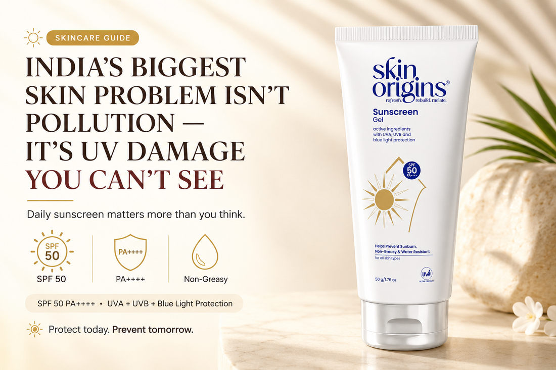 India’s Biggest Skin Problem Isn’t Pollution — It’s UV Damage You Can’t See