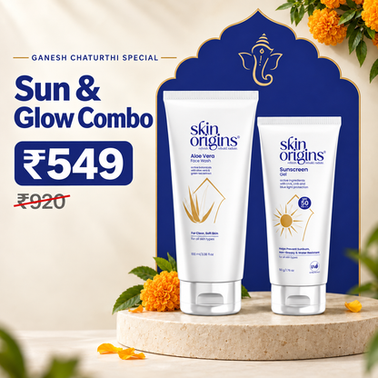 Sun & Glow Combo – Daily Cleansing & Sun Protection Duo