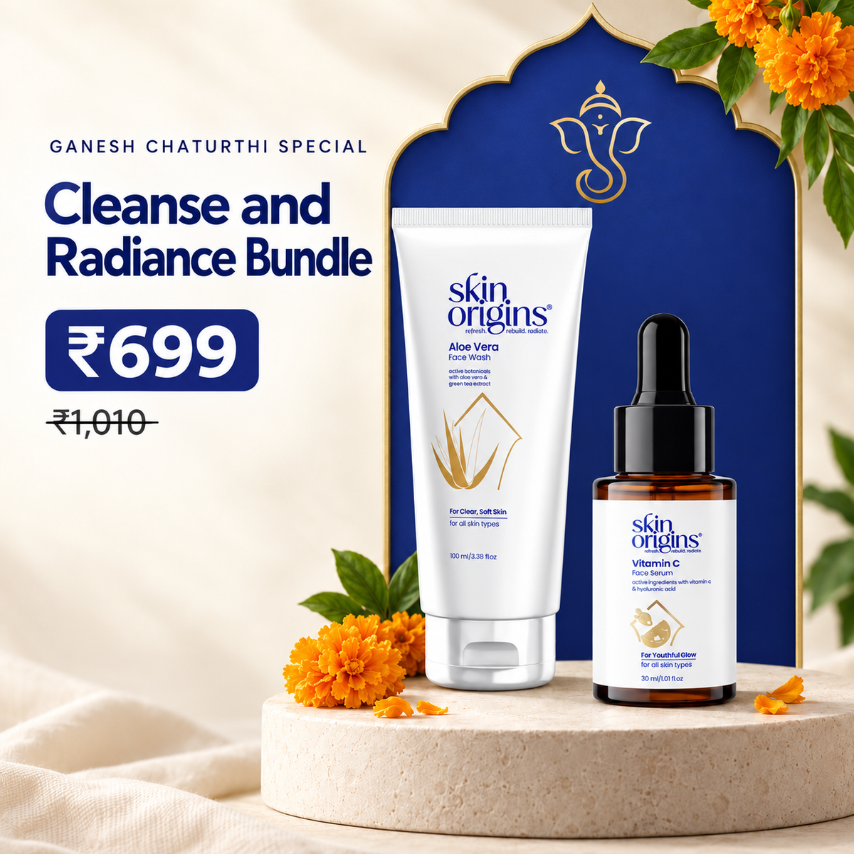 Cleanse and Radiance Bundle – Daily Cleansing & Brightening Care Duo