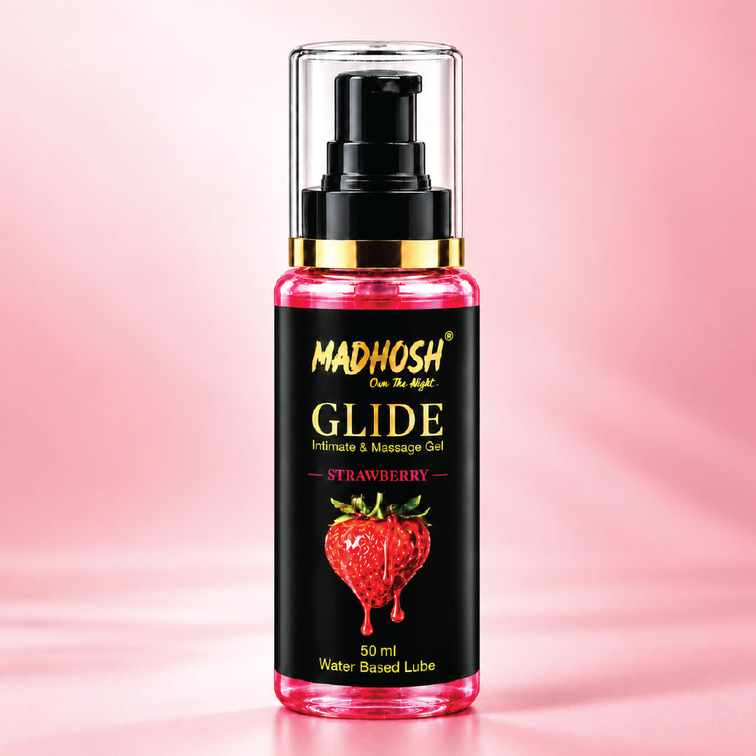 MADHOSH GLIDE Strawberry Water-Based Intimate & Massage Gel – 50 ml