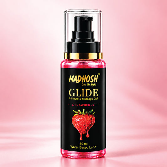 MADHOSH GLIDE Strawberry Water-Based Intimate & Massage Gel – 50 ml
