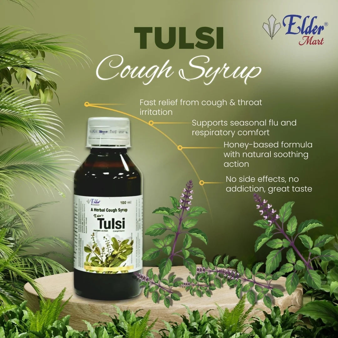Elder’s Tulsi Cough Syrup – Buy Herbal Tulsi Cough Syrup Online