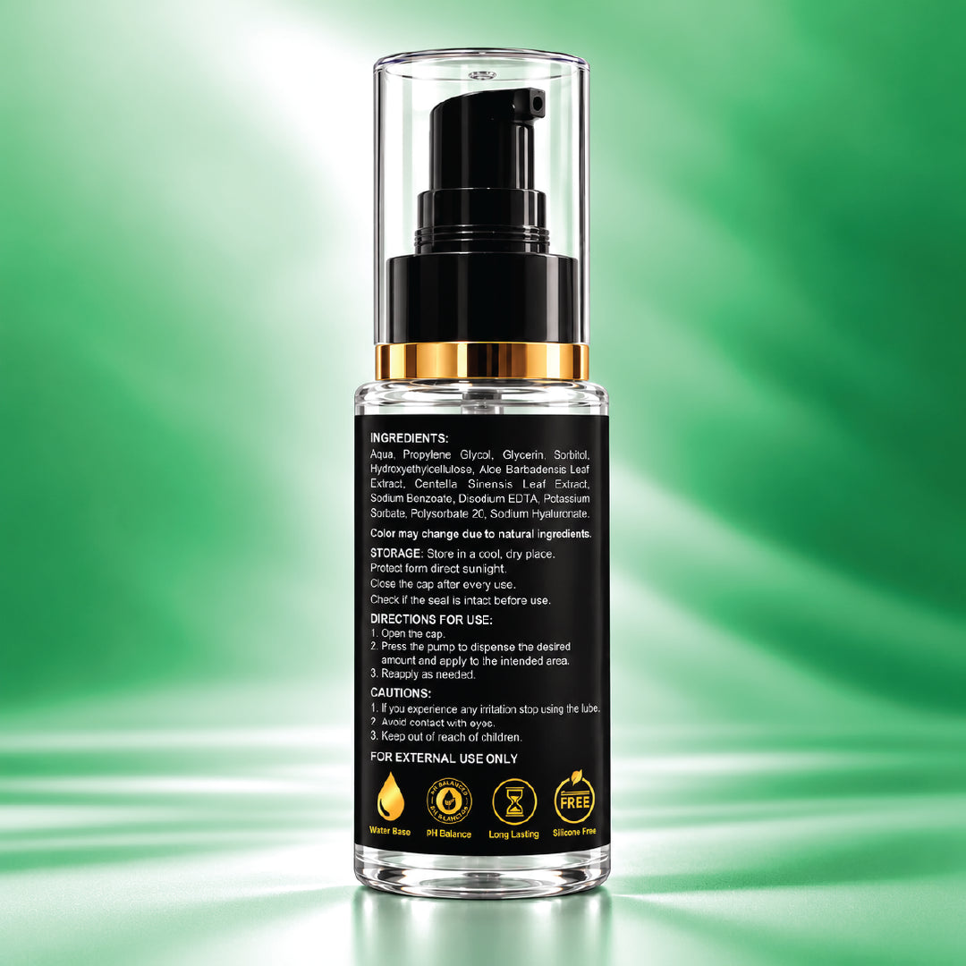 MADHOSH GLIDE Natural Water-Based Intimate & Massage Gel with Aloe Vera – 50 ml